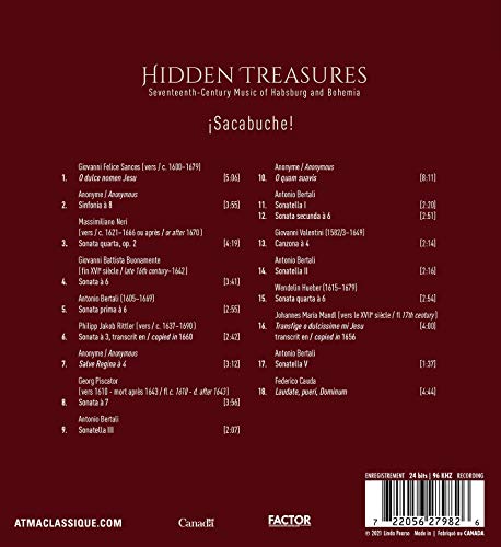 Hidden Treasures - 17th C Music - CD image 2