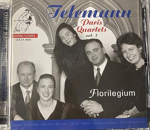 Georg Philipp Telema - Paris Quartets, Vol. 3 · Florilegium - CD image 1