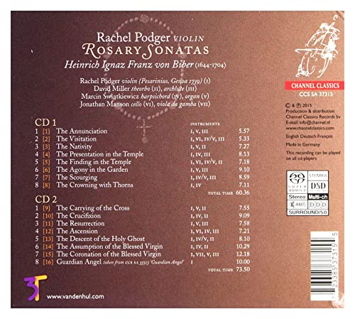 Heinrich Ignaz Franz - Rosary Sonatas - SAC2 image 2
