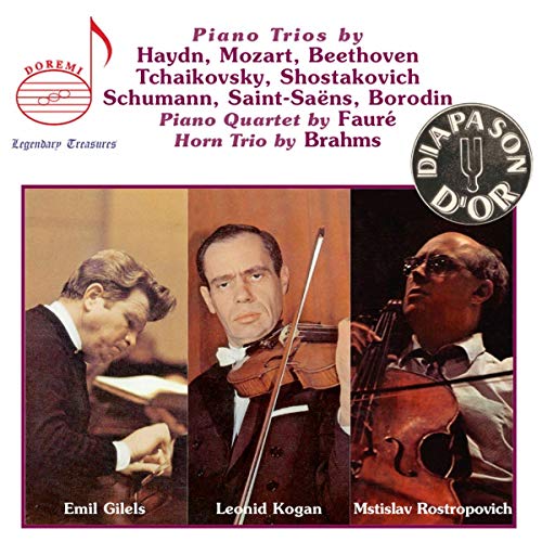 GILELS/KOGAN/ROSTROP - PIANO TRIOS - CD image 1