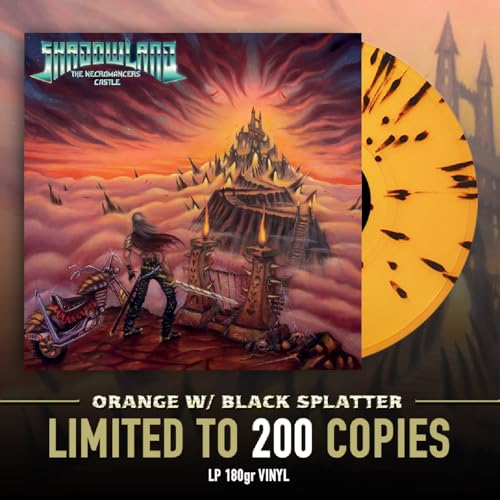 SHADOWLAND - NECROMANCER’S CASTLE (ORNAGE W/ BALCK SPLATTER) - Vinyl image 1