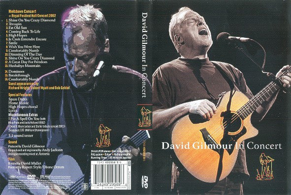 David Gilmour - In Concert - DVD image 3