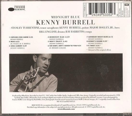 Kenny Burrell - Midnight Blue - CD image 2