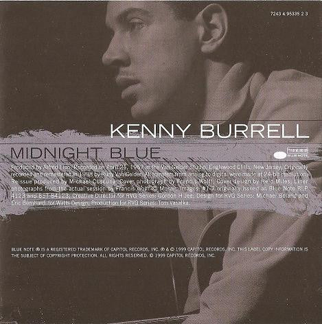 Kenny Burrell - Midnight Blue - CD image 4