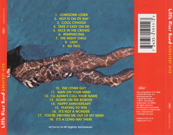 Little River Band - Greatest Hits - CD image 2