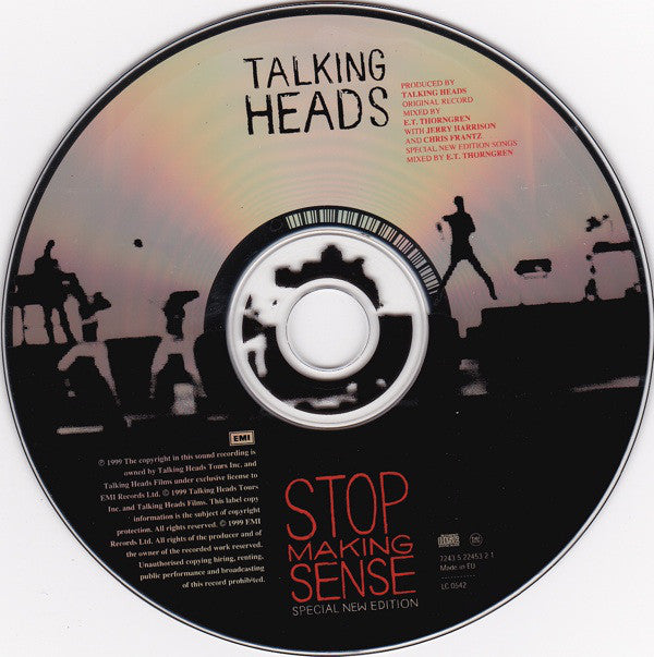 Talking Heads - Stop Making Sense - CD image 3