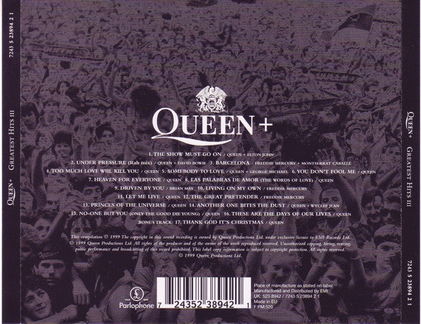 Queen - Greatest Hits III - Used CD image 7