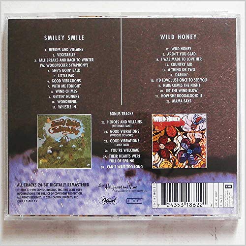 Beach Boys - Smiley Smile / Wild Honey - CD image 1