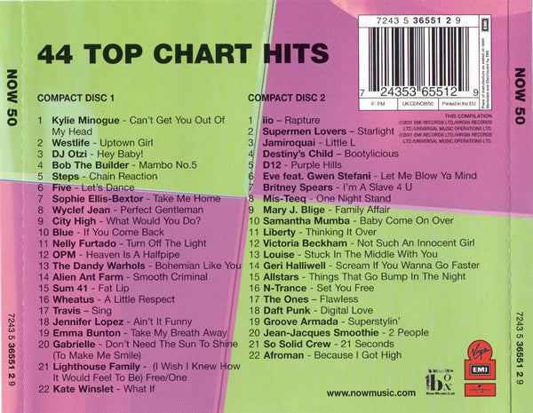 Various - Now That's What I Call Music! 50 - Used CD image 2