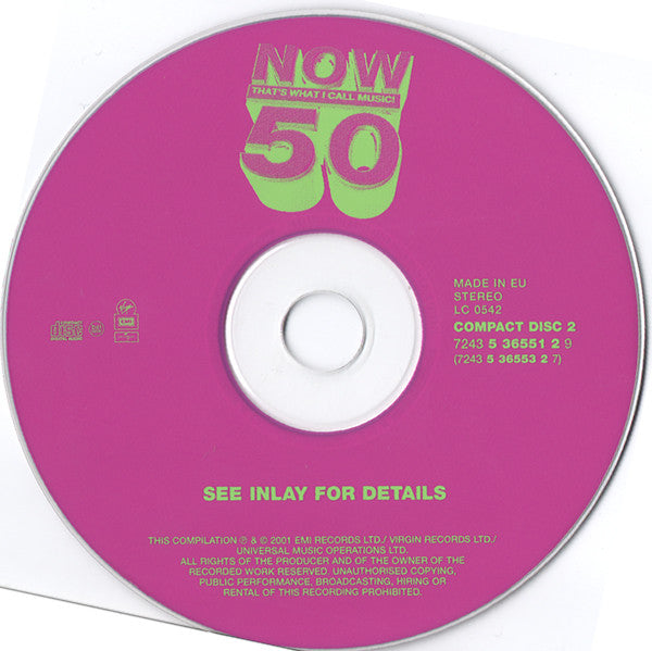 Various - Now That's What I Call Music! 50 - Used CD image 9