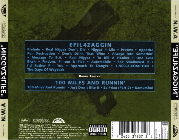 N.W.A. - Efil4zaggin - CD image 2