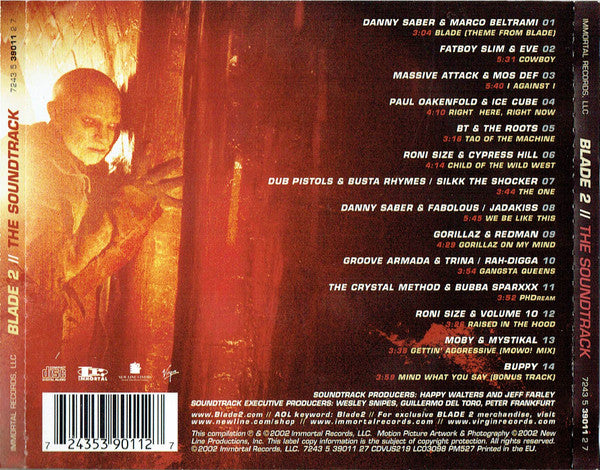 Various - Blade II The Soundtrack - Used CD image 2