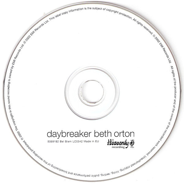 Beth Orton - Daybreaker - Used CD image 3