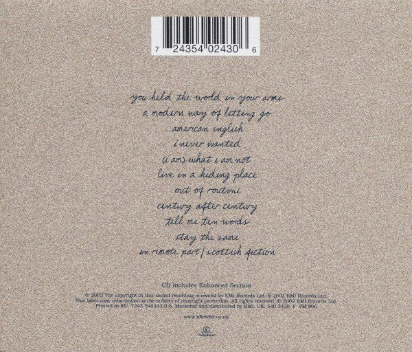 Idlewild - Remote Part - Used CD image 8