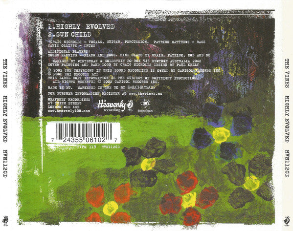 Vines - Highly Evolved - Used CD image 2
