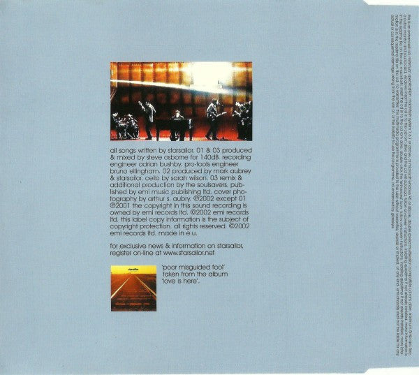Starsailor - Poor Misguided Fool - Used CD image 6