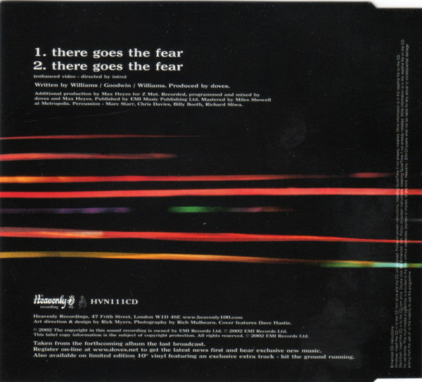 Doves - re Goes The Fear - Used CD image 3