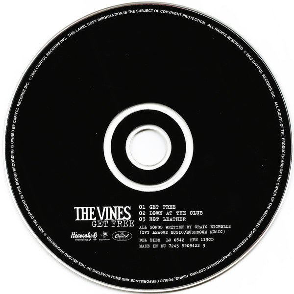 Vines - Get Free - Used CD image 5