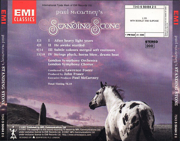 London Symphony Orch - Paul McCartney's Standing Stone - Used CD image 2