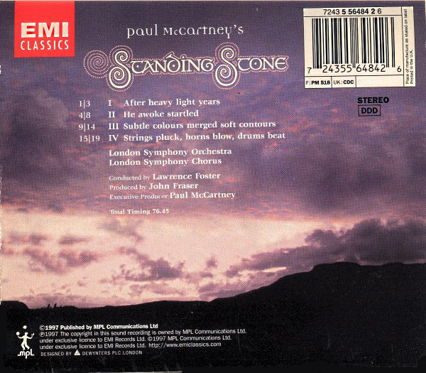 London Symphony Orch - Paul McCartney's Standing Stone - Used CD image 4