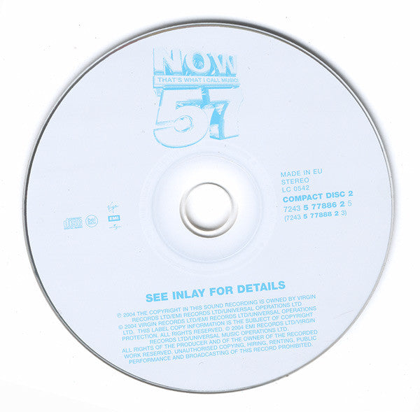 Various - Now That's What I Call Music! 57 - Used CD image 4
