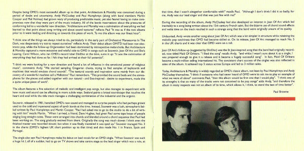 Orchestral Manoeuvre - Architecture & Morality - CD image 6