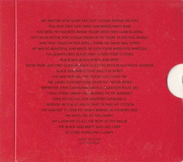 Don McLean - American Pie - CD image 10