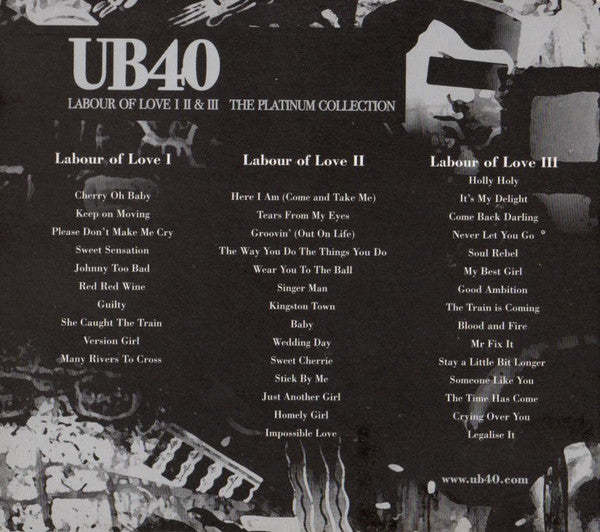 UB40 - Labour Of Love Parts I + II & III (The Platinum Collection) - CD image 3