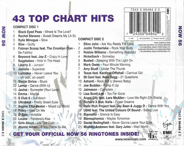 Various - Now That's What I Call Music! 56 - Used CD image 7