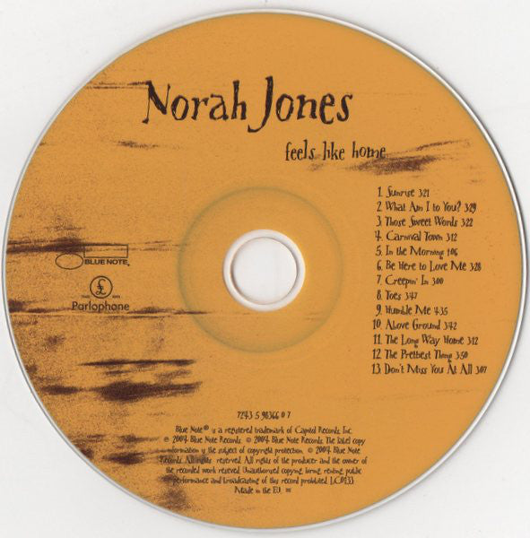 Norah Jones - Feels Like Home - CD image 3