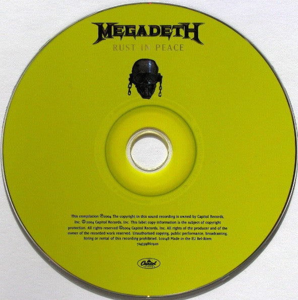 Megadeth - Rust In Peace - CD image 1