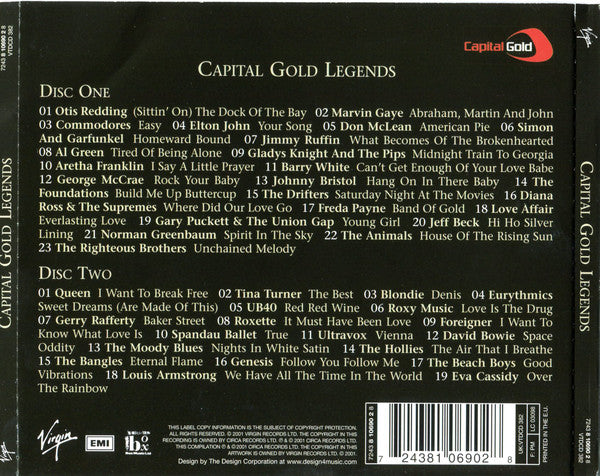 Various - Capital Gold Legends - Used CD image 7