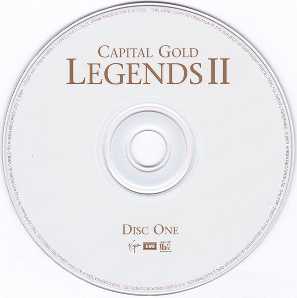 Various - Capital Gold Legends II - Used CD image 10
