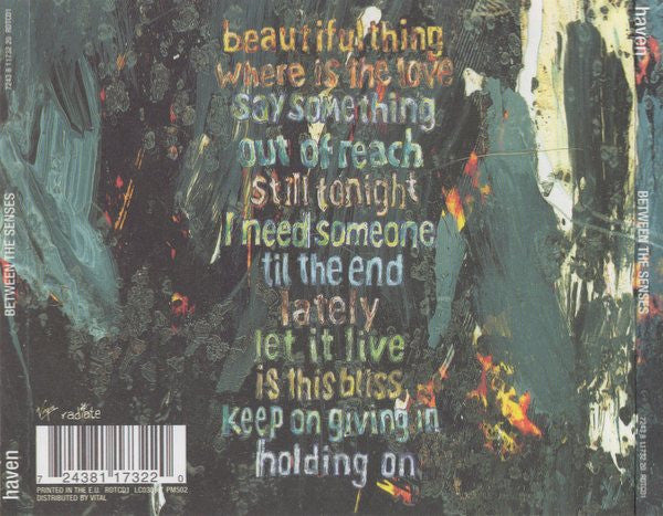 Haven - Between The Senses - Used CD image 7