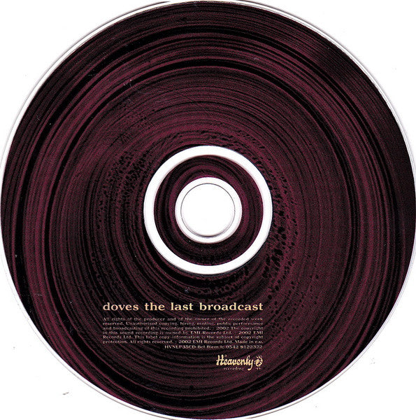Doves - Last Broadcast - Used CD image 3