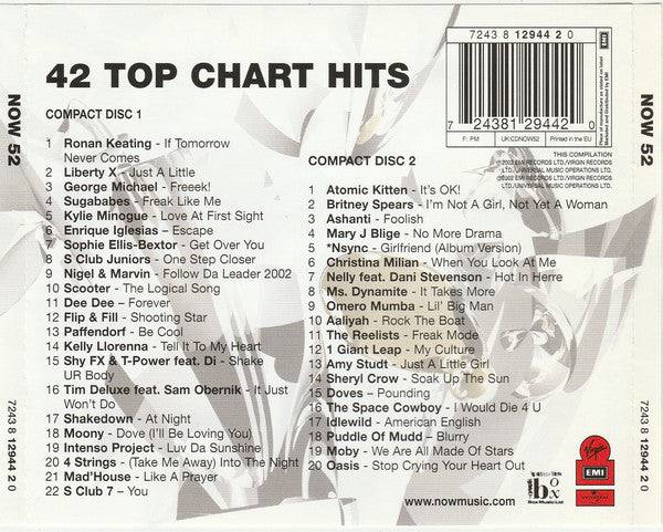Various - Now That's What I Call Music! 52 - Used CD image 2