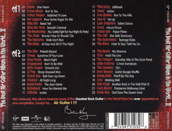 Various - Best Air Guitar Album In The World... II - Used CD image 7