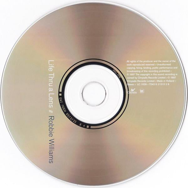 Robbie Williams - Life Thru A Lens - Used CD image 3
