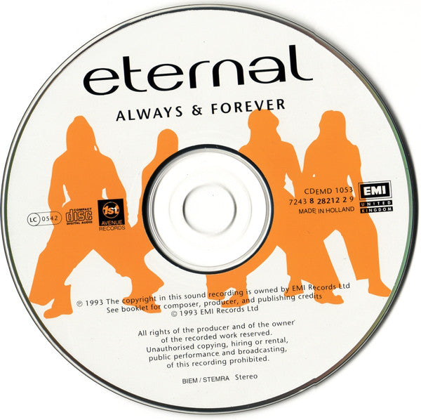 Eternal - Always & Forever - Used CD image 8