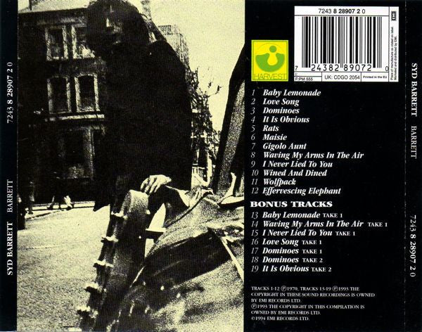 Syd Barrett - Barrett - Used CD image 2