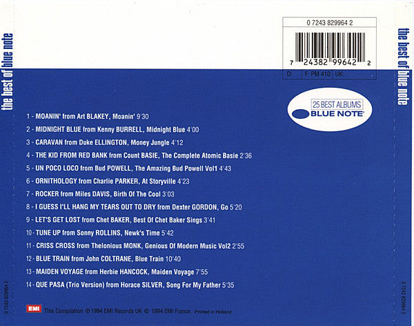 Various - Best Of Blue Note - CD image 2