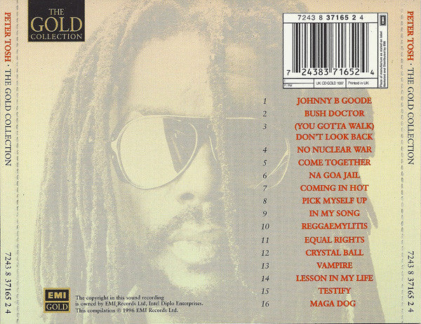 Peter Tosh - Gold Collection - Used CD image 7