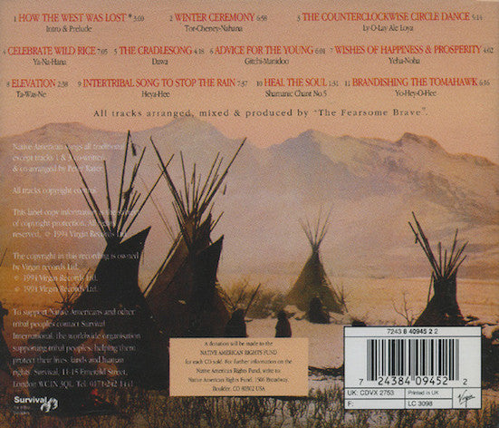 Sacred Spirit - Chants And Dances Of The Native Americans - Used CD image 1