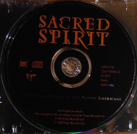 Sacred Spirit - Chants And Dances Of The Native Americans - Used CD image 2