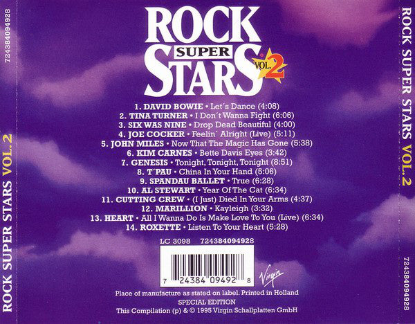 Various - Rock Super Stars Vol.2 - Used CD image 2