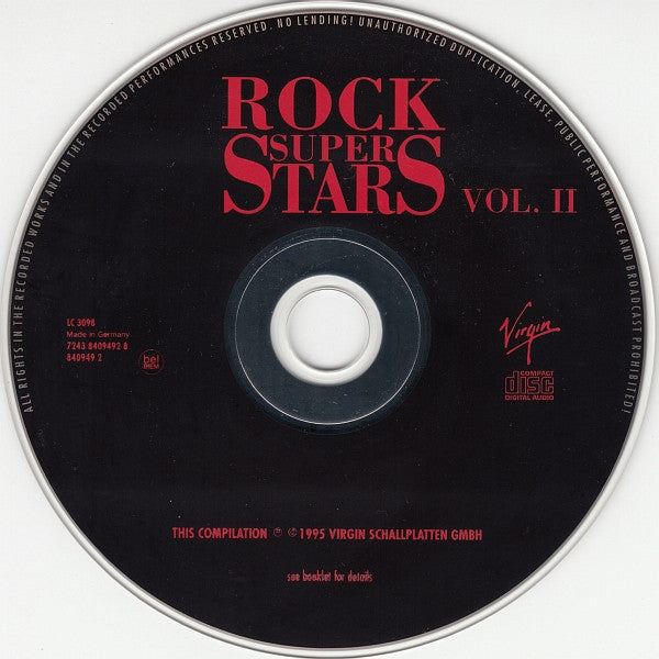 Various - Rock Super Stars Vol.2 - Used CD image 3