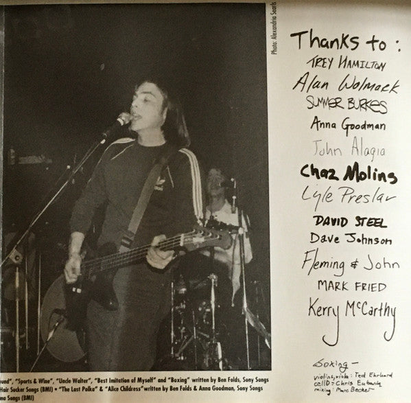 Ben Folds Five - Used CD image 10