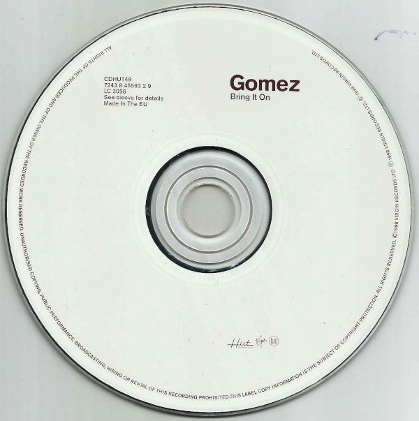 Gomez - Bring It On - Used CD image 4
