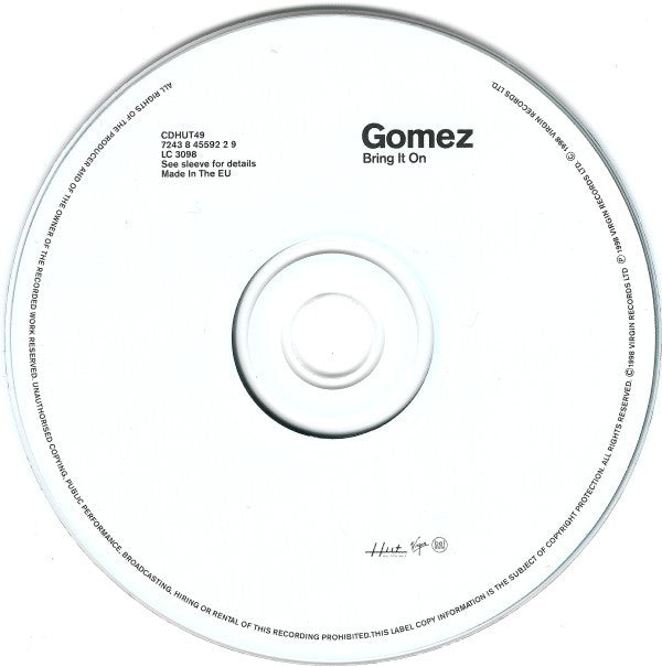 Gomez - Bring It On - Used CD image 7