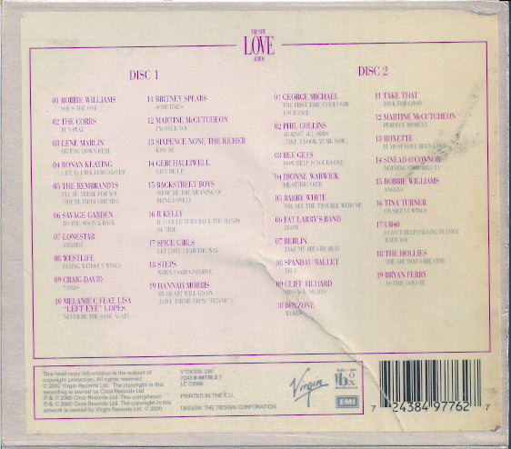 Various - New Love Album - Used CD image 2
